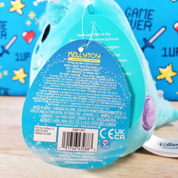 Squishmallow Monsters Inc Sulley 5" UltraSoft Claires Exclusive Pixar Plush NWT - Picture 12 of 12